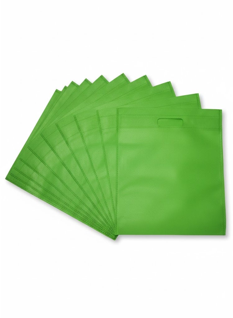 Canvas Gift Bag 20 pcs green 40 x 45 cm - Image 3